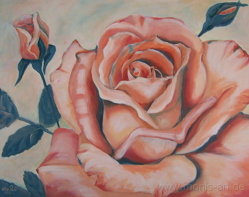 Rose.jpg - Rose (2005) - Acryl auf Leinwand (75 x 95)Privatbesitz