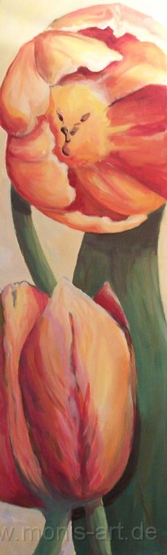 Tulpen_gelb.jpg - Tulpe (2005) - Acryl auf Leinwand (130 x 40)