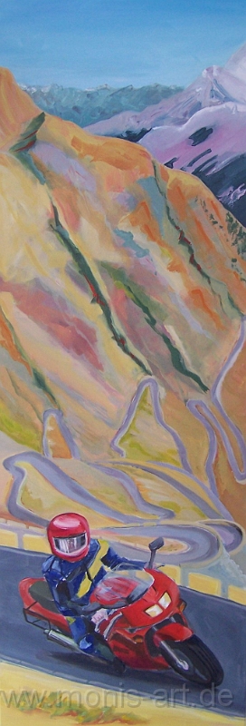 Alpentrip.jpg - Alpentrip (2009) - Acryl auf Leinwand (50 x 150)