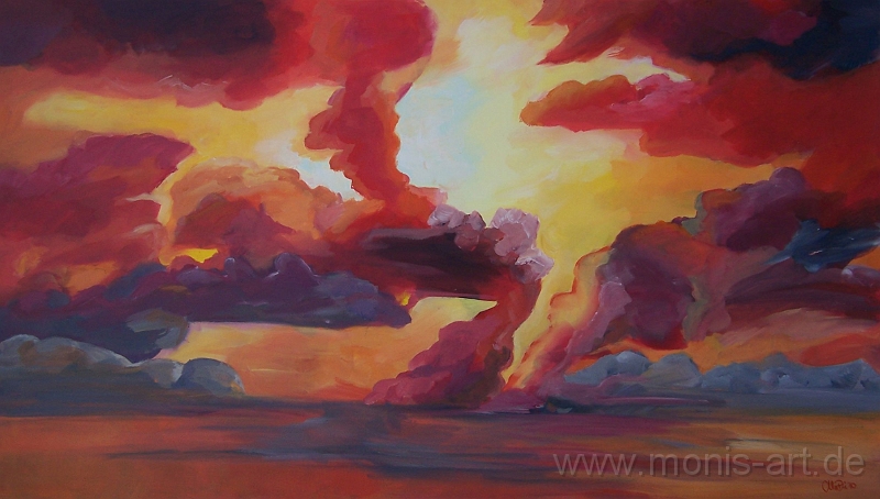 Wolkenweben.jpg - Wolkenweben (2010) - Acryl auf Leinwand (80 x 140)