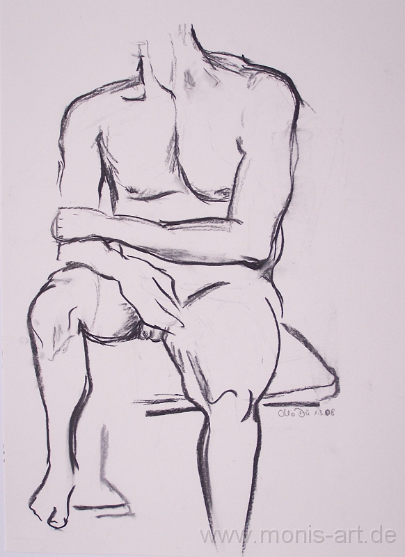 Akt 4.jpg - Ohne Titel (2008) - Kohle (60 x 40)